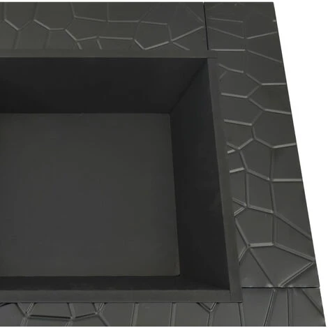ASUPERMALL Foyer De Jardin Avec Tisonnier 81x81x47 Cm XXL Acier 7 ASUPERMALL Foyer De Jardin Avec Tisonnier 81x81x47 Cm XXL Acier – Image 5