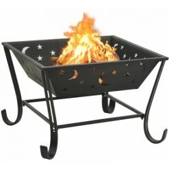 ASUPERMALL Foyer Avec Tisonnier 62 Cm XXL Acier 10 ASUPERMALL Foyer Avec Tisonnier 62 Cm XXL Acier -Chauffage d'extérieur Soldes 42733732 4