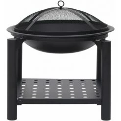 ASUPERMALL Foyer Avec Tisonnier 54x54x55 Cm Acier 10 ASUPERMALL Foyer Avec Tisonnier 54x54x55 Cm Acier -Chauffage d'extérieur Soldes 42733733 4