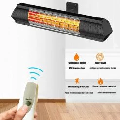 BARES Chauffage De Terrasse 1500 W Électrique Infrarouge Chauffage Exterieur Étanche IP65 Appareils De Chauffage Extérieur Pour Terrasse De Jardin Pour Maison Sauna 9 BARES Chauffage De Terrasse 1500 W Électrique Infrarouge Chauffage Exterieur Étanche IP65 Appareils De Chauffage Extérieur Pour Terrasse De Jardin Pour Maison Sauna -Chauffage d'extérieur Soldes 43182113 3