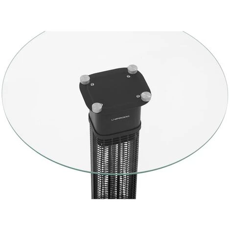 UNIPRODO Table Chauffante D'Extérieur Chauffe-Terrasse Infrarouge Électrique IP34 ø60cm - Blanc 4 UNIPRODO Table Chauffante D'Extérieur Chauffe-Terrasse Infrarouge Électrique IP34 ø60cm - Blanc – Image 2