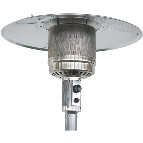 ALICE'S GARDEN Chauffage D’extérieur à Gaz 13kW – Norway – Parasol Chauffant Gris Clair, Avec Roulettes Et Stabilisateur. - Gris Clair 4 ALICE'S GARDEN Chauffage D’extérieur à Gaz 13kW – Norway – Parasol Chauffant Gris Clair, Avec Roulettes Et Stabilisateur. - Gris Clair – Image 2