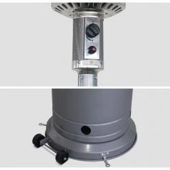 ALICE'S GARDEN Chauffage D’extérieur à Gaz 13kW – Norway – Parasol Chauffant Gris Clair, Avec Roulettes Et Stabilisateur. - Gris Clair 9 ALICE'S GARDEN Chauffage D’extérieur à Gaz 13kW – Norway – Parasol Chauffant Gris Clair, Avec Roulettes Et Stabilisateur. - Gris Clair -Chauffage d'extérieur Soldes 43416440 3