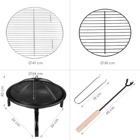 BAMNY Barbecue Grill Extérieur,Barbecue Charbon Pliant Et Portable Avec Couvercle,en Acier Inoxydable Pour Barbecue De Jardin, Extérieur Camping Et Pique-Nique,54 * 54 * 43cm 4 BAMNY Barbecue Grill Extérieur,Barbecue Charbon Pliant Et Portable Avec Couvercle,en Acier Inoxydable Pour Barbecue De Jardin, Extérieur Camping Et Pique-Nique,54 * 54 * 43cm – Image 2