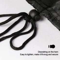 Housse Pour Parasol Chauffant Housse De Chauffeterrasse La Fermeture À Glissière Imperméable Couvre La Couverture De Chauffage Standup Étanche 221*53*61cm Fontainebleau Noir -Chauffage d'extérieur Soldes 44394778 3