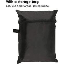 Housse Pour Parasol Chauffant Housse De Chauffeterrasse La Fermeture À Glissière Imperméable Couvre La Couverture De Chauffage Standup Étanche 221*53*61cm Fontainebleau Noir -Chauffage d'extérieur Soldes 44394778 5