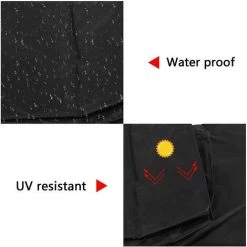 Housse Pour Parasol Chauffant En 210D Oxford Imperméable ,Couverture De Chauffage Patio,Bache De Protection Pour Chauffage 226*85*48cm Fontainebleau Noir 10 Housse Pour Parasol Chauffant En 210D Oxford Imperméable ,Couverture De Chauffage Patio,Bache De Protection Pour Chauffage 226*85*48cm Fontainebleau Noir -Chauffage d'extérieur Soldes 44394788 4