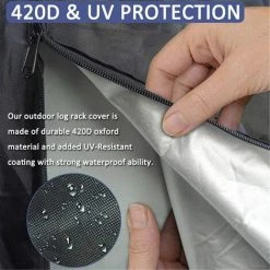 Couverture De Bois De Chauffage, Couverture De Porte De Patio Imperméable Et Résistante Aux Intempéries Oxford 420D, Tissu De Polyester Avec Fermeture à Glissière 102*105*61cm Fontainebleau Noir 10 Couverture De Bois De Chauffage, Couverture De Porte De Patio Imperméable Et Résistante Aux Intempéries Oxford 420D, Tissu De Polyester Avec Fermeture à Glissière 102*105*61cm Fontainebleau Noir -Chauffage d'extérieur Soldes 44403239 4