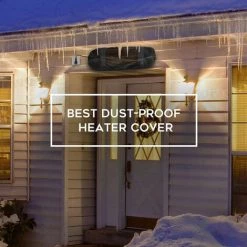Housse De Chauffage électrique, à Fixation Murale, étanche, Anti-poussière, Pour Chauffage De Garage Intérieur Ou Extérieur 30*9.5*8.7inch Fontainebleau Noir -Chauffage d'extérieur Soldes 44403250 5