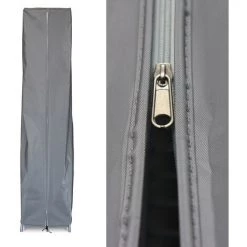 ALICE'S GARDEN Chauffage D'extérieur - Sweden - Parasol Chauffant Gaz Pyramide, Design, Véritable Flamme, Roulettes + Housse De Protection Incluses - Gris Clair 11 ALICE'S GARDEN Chauffage D'extérieur - Sweden - Parasol Chauffant Gaz Pyramide, Design, Véritable Flamme, Roulettes + Housse De Protection Incluses - Gris Clair -Chauffage d'extérieur Soldes 44896459 5