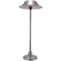 GREADEN - Parasol Chauffant Infrarouge JUPITER - Grand Réflecteur, Plus De Chaleur - Chauffage électrique De Terrasse à Halogène 3000 W, Extérieur IP44, Réglable - Radiateur Jardin/Patio/Terrasse/Intérieur - GR2RT2 - Inox