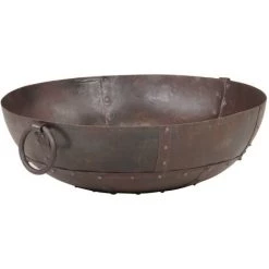 YOUTHUP Foyer Rustique Ø 60 Cm Fer - Brun 11 YOUTHUP Foyer Rustique Ø 60 Cm Fer - Brun -Chauffage d'extérieur Soldes 45729553 5