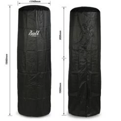 BIGHORN BALIOUTDOORS Housse De Chauffage De Terrasse, Noire - Noir