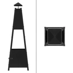 ML-DESIGN Chauffage De Terrasse Cheminée De Jardin Pyramide Chauffe-patio Brasero Foyer 8 ML-DESIGN Chauffage De Terrasse Cheminée De Jardin Pyramide Chauffe-patio Brasero Foyer -Chauffage d'extérieur Soldes 45982901 2