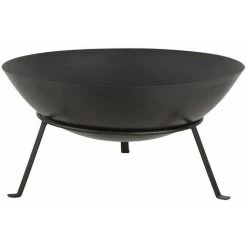 FANCY FLAMES Brasero Rond En Métal Sur Pied 49,5 X 24,5 Cm Noir - Noir 8 FANCY FLAMES Brasero Rond En Métal Sur Pied 49,5 X 24,5 Cm Noir - Noir -Chauffage d'extérieur Soldes 4707410 3