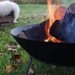 FANCY FLAMES Brasero Rond En Métal Sur Pied 49,5 X 24,5 Cm Noir - Noir 9 FANCY FLAMES Brasero Rond En Métal Sur Pied 49,5 X 24,5 Cm Noir - Noir -Chauffage d'extérieur Soldes 4707410 4