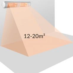 MONZANA Chauffage Radiant Infrarouge 3000W Avec Télécommande Chauffage Extérieur électrique 3 Puissances Argent 11 MONZANA Chauffage Radiant Infrarouge 3000W Avec Télécommande Chauffage Extérieur électrique 3 Puissances Argent -Chauffage d'extérieur Soldes 47517565 5