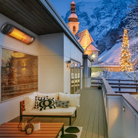 MONZANA Chauffage Radiant Infrarouge 2500W Avec Trépied Télécommande Chauffage Extérieur 3 Puissances Noir 5 MONZANA Chauffage Radiant Infrarouge 2500W Avec Trépied Télécommande Chauffage Extérieur 3 Puissances Noir – Image 3