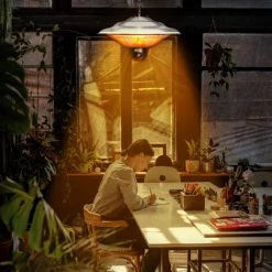 TRESKO Chauffage Radiant Plafond Infrarouge Argent 1500W + Télécommande + Affichage LED | Radiateur Rayonnant Électrique De Terrase | 3 Niveaux De Chaleur 9 TRESKO Chauffage Radiant Plafond Infrarouge Argent 1500W + Télécommande + Affichage LED | Radiateur Rayonnant Électrique De Terrase | 3 Niveaux De Chaleur -Chauffage d'extérieur Soldes 47885098 3