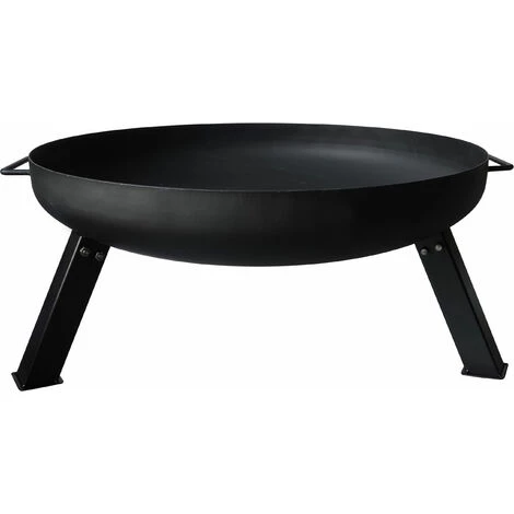 PUR LINE Brasero De Jardin Avec Pieds En Acier Noir - Noir 6 PUR LINE Brasero De Jardin Avec Pieds En Acier Noir - Noir – Image 4