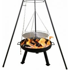 PUR LINE Brasero De Jardin Design Allongé Réglable En Hauteur - Noir 10 PUR LINE Brasero De Jardin Design Allongé Réglable En Hauteur - Noir -Chauffage d'extérieur Soldes 48716186 4