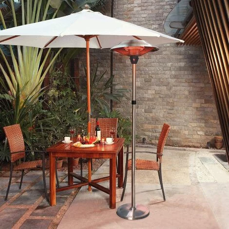 GREADEN Parasol Chauffant Infrarouge Mars - Chauffage électrique De Terrasse à Halogène 2100W, Extérieur IP44, Réglable - Radiateur Jardin/Patio/Terrasse/Intérieur (Chauffage + Housse) EU Plug 5 GREADEN Parasol Chauffant Infrarouge Mars - Chauffage électrique De Terrasse à Halogène 2100W, Extérieur IP44, Réglable - Radiateur Jardin/Patio/Terrasse/Intérieur (Chauffage + Housse) EU Plug – Image 3