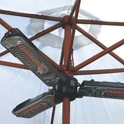 INTEROUGE Parasol Chauffant électrique Trois Lampes - Halogène - 2000W 9 INTEROUGE Parasol Chauffant électrique Trois Lampes - Halogène - 2000W -Chauffage d'extérieur Soldes 49595245 4