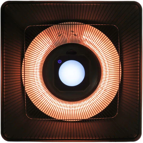 INTEROUGE Suspension Chauffante électrique Halogène Avec Lampe LED - 2000W 4 INTEROUGE Suspension Chauffante électrique Halogène Avec Lampe LED - 2000W – Image 2