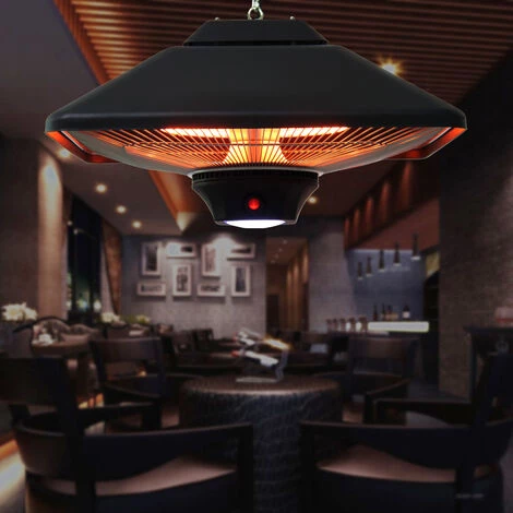 INTEROUGE Suspension Chauffante électrique Halogène Avec Lampe LED - 2000W 7 INTEROUGE Suspension Chauffante électrique Halogène Avec Lampe LED - 2000W – Image 5