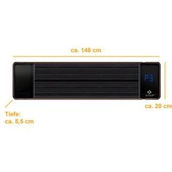 KESSER® Chauffage Radiant Sans Lumière Radiateur Avec Télécommande Chauffage De Terrasse Chauffage Infrarouge Radiateur Mural Chauffage Noir, Chauffage à Quartz Chauffage De Terrasse, Chauffage De Balcon 11 KESSER® Chauffage Radiant Sans Lumière Radiateur Avec Télécommande Chauffage De Terrasse Chauffage Infrarouge Radiateur Mural Chauffage Noir, Chauffage à Quartz Chauffage De Terrasse, Chauffage De Balcon -Chauffage d'extérieur Soldes 50753368 5