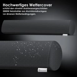 KESSER® Radiateur Infrarouge IR-Multi Radiateur Chauffage à Quartz Radiateur Infrarouge Chauffage Pour Table à Langer, Infrarouge, Radiateur Mural Infrarouge, Housse De Protection Contre Les Intempéries Incluse 11 KESSER® Radiateur Infrarouge IR-Multi Radiateur Chauffage à Quartz Radiateur Infrarouge Chauffage Pour Table à Langer, Infrarouge, Radiateur Mural Infrarouge, Housse De Protection Contre Les Intempéries Incluse -Chauffage d'extérieur Soldes 50753370 5