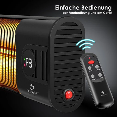 KESSER® Radiateur Infrarouge | Chauffage Radiant | Chauffage Infrarouge Avec Housse De Protection | Chauffage De Terrasse Réglable En Hauteur, Trépied Télescopique | Chauffage Pour Table à Langer | Chauffage Extérieur 7 KESSER® Radiateur Infrarouge | Chauffage Radiant | Chauffage Infrarouge Avec Housse De Protection | Chauffage De Terrasse Réglable En Hauteur, Trépied Télescopique | Chauffage Pour Table à Langer | Chauffage Extérieur – Image 5