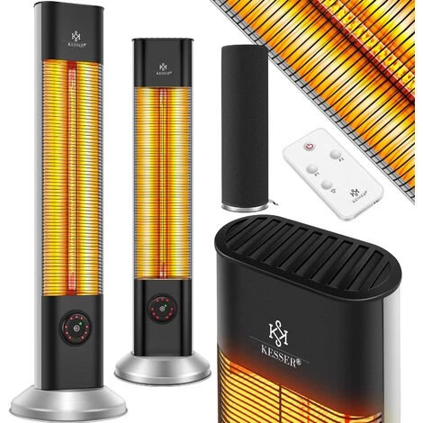 KESSER® Chauffage Radiant D'appoint à Infrarouge Chauffage Radiant D'appoint Incl. Housse De Protection Radiateur De Chaleur Chauffage Infrarouge Pour Terrasse Tour De Chauffage 2 000 watts Chauffage De Terrasse Chauffage 3 KESSER® Chauffage Radiant D'appoint à Infrarouge Chauffage Radiant D'appoint Incl. Housse De Protection Radiateur De Chaleur Chauffage Infrarouge Pour Terrasse Tour De Chauffage 2 000 watts Chauffage De Terrasse Chauffage