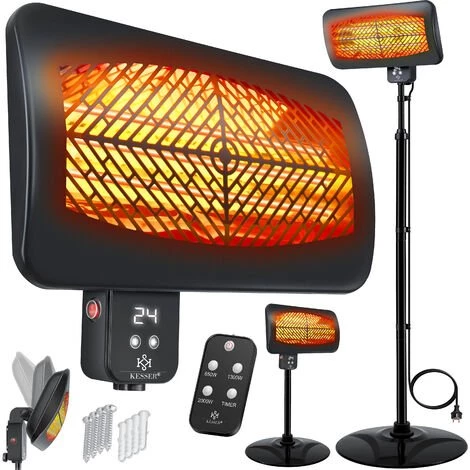 KESSER® 2000W Chauffage Radiant Infrarouge Intérieur Et Extérieur électrique Radiateur 3 KESSER® 2000W Chauffage Radiant Infrarouge Intérieur Et Extérieur électrique Radiateur