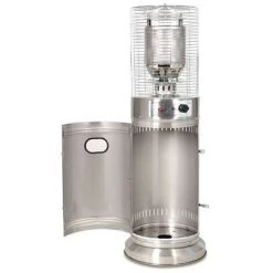PROWELTEK Chauffage De Terrasse Gaz 13 KW INOX LOUNGE Allumage Piézo + Housse + Tuyau + Détendeur Propane Parasol Chauffant -Chauffage d'extérieur Soldes 51366966 3
