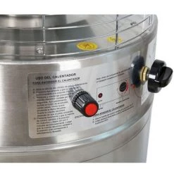 PROWELTEK Chauffage De Terrasse Gaz 13 KW INOX LOUNGE Allumage Piézo + Housse + Tuyau + Détendeur Propane Parasol Chauffant -Chauffage d'extérieur Soldes 51366966 5