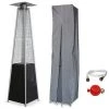PROWELTEK Parasol Chauffant Pyramide 13 KW Noir Gaz Propane Allumage Impulsion Tube Silice + Housse + Tuyau + Détendeur Propane 1 PROWELTEK Parasol Chauffant Pyramide 13 KW Noir Gaz Propane Allumage Impulsion Tube Silice + Housse + Tuyau + Détendeur Propane -Chauffage d'extérieur Soldes 51366974 1
