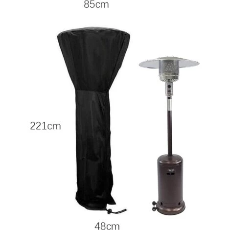 VERSAILLESFR Couverture De Chauffe-Patio, Imperméable Housses De Chauffage Extérieur Housse De Protection Pour Chauffage De Terrasse, 221 X 85 X 48 Cm -Versailles 4 VERSAILLESFR Couverture De Chauffe-Patio, Imperméable Housses De Chauffage Extérieur Housse De Protection Pour Chauffage De Terrasse, 221 X 85 X 48 Cm -Versailles – Image 2