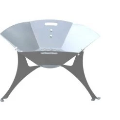 LIENBACHER Brasero Acier Brut - Diamètre 85 Cm