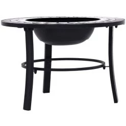 YOUTHUP Foyer Mosaïque Noir Et Blanc 68 Cm Céramique - Noir 11 YOUTHUP Foyer Mosaïque Noir Et Blanc 68 Cm Céramique - Noir -Chauffage d'extérieur Soldes 51874899 5