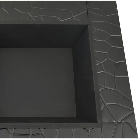 YOUTHUP Foyer De Jardin Avec Tisonnier 81x81x47 Cm XXL Acier - Noir 7 YOUTHUP Foyer De Jardin Avec Tisonnier 81x81x47 Cm XXL Acier - Noir – Image 5