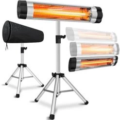 Kesser® Infrarouge Chauffe Radiateur Extérieur Choix De Radiateur De Chaleur, 2500W (de)