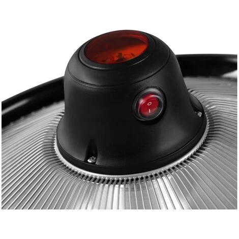 UNIPRODO Chauffage Extérieur Infrarouge De Terrasse Radiant Électrique Suspendu 1500 W - Argent, Blanc 4 UNIPRODO Chauffage Extérieur Infrarouge De Terrasse Radiant Électrique Suspendu 1500 W - Argent, Blanc – Image 2