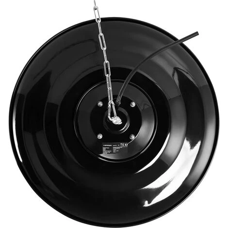 UNIPRODO Chauffage Extérieur Infrarouge De Terrasse Radiant Électrique Suspendu 1500 W - Argent, Blanc 7 UNIPRODO Chauffage Extérieur Infrarouge De Terrasse Radiant Électrique Suspendu 1500 W - Argent, Blanc – Image 5