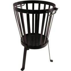 Brasero Ajouré En Acier. Noir. Marque : Esschert Design. Réf. : FF69 - Noir