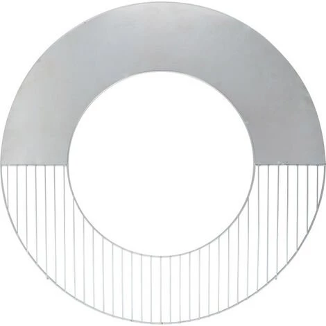 Grille Avec Plancha Pour BBQ 62 X 62 Cm. Argent. Marque : Esschert Design. Réf. : FF270 - Argent 3 Grille Avec Plancha Pour BBQ 62 X 62 Cm. Argent. Marque : Esschert Design. Réf. : FF270 - Argent