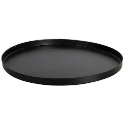 Plateau Rond Pour Brasero. Noir. Marque : Esschert Design. Réf. : FF100 - Noir