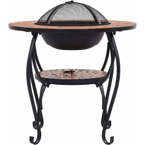 Topdeal Table De Foyer Mosaïque Terre Cuite 68 Cm Céramique 7 Topdeal Table De Foyer Mosaïque Terre Cuite 68 Cm Céramique – Image 5