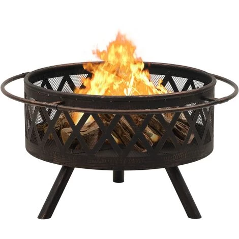 Topdeal Foyer Rustique Avec Tisonnier 76 Cm XXL Acier FF311885_FR 6 Topdeal Foyer Rustique Avec Tisonnier 76 Cm XXL Acier FF311885_FR – Image 4