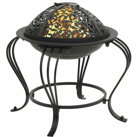 Topdeal Foyer Avec Tisonnier 49 Cm Acier FF311886_FR 4 Topdeal Foyer Avec Tisonnier 49 Cm Acier FF311886_FR – Image 2